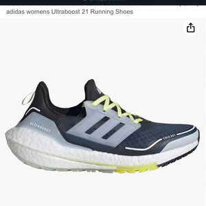 Adidas Ultra Boost 21 Navy/Yellow cold.rdy trainers